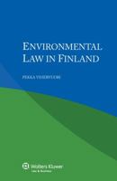 Environmental Law in Finland 9041151745 Book Cover