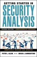 Getting Started in Security Analysis 0470463392 Book Cover