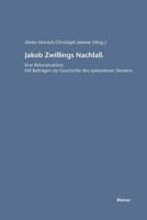 Jakob Zwillings Nachlass 3787315403 Book Cover