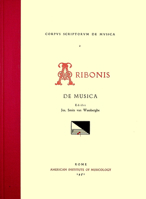 CSM 2 Aribo (11th C.), de Musica, Edited by Jos. Smits Van Waesberghe: Volume 2 1595512756 Book Cover