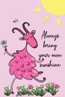 Always Bring Your Own Sunshine: A guided journal for mindfulness, Book 3 1710711019 Book Cover