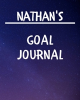 Nathan's Goal Journal: 2020 New Year Planner Goal Journal Gift for Nathan / Notebook / Diary / Unique Greeting Card Alternative 1676931414 Book Cover