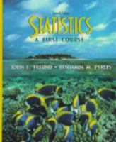 Statistics: A First Course B00728GMCI Book Cover
