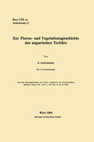 Zur Floren- und Vegetationsgeschichte des ungarischen Tertiärs 3662227223 Book Cover