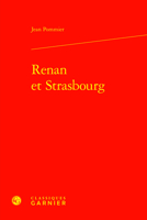 Renan Et Strasbourg (Etudes D'histoire Et De Philosophie Religieuses, 11) 2406162516 Book Cover