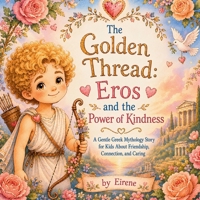 The Golden Thread: Eros and the Power of Kindness: A Gentle Greek Mythology Story for Kids About Friendship, Connection, and Caring (Legends of Olympus) B0HF7NGR5Y Book Cover