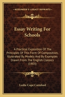 Essay Writing for Schools 1145478204 Book Cover