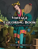 Vintage Coloring Book vol. 1 - John Ingram: Illustrations from 1740s by John Ingram based on François Boucher 1689389028 Book Cover