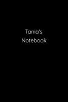 Tania's Notebook: Notebook / Journal / Diary - 6 x 9 inches (15,24 x 22,86 cm), 150 pages. 1692317792 Book Cover