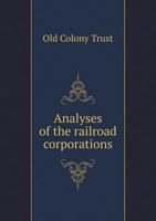Analyses of the Railroad Corporations 551855687X Book Cover