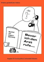 Bevor ich den Arzt rufe 3833481862 Book Cover