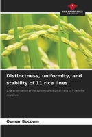 Distinctness, uniformity, and stability of 11 rice lines 6630261550 Book Cover