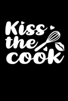 Kiss The Cook: 100 Pages 6'' x 9'' Recipe Log Book Tracker Best Gift For Cooking Lover 1650605528 Book Cover