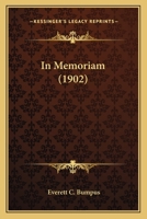 In Memoriam 1120622158 Book Cover