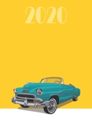 Kalender 2020: Retro Oldtimer Wochenplaner | Praktischer vintage Wochenkalender im DIN A5 Format für Autofans | 1 Doppelseite = 1 Woche (German Edition) 1672761042 Book Cover