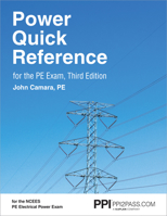 PPI Power Quick Reference for the PE Exam, 3rd Edition (Paperback) – A Quick Reference Guide for the NCEES PE Electrical Power Exam 1591266343 Book Cover