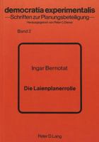 Die Laienplanerrolle 3820461574 Book Cover