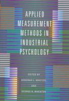 Applied Measurement Methods in Industrial Psychology 0891061061 Book Cover