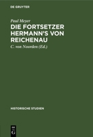 Die Fortsetzer Hermann's Von Reichenau (1881) 1160078947 Book Cover
