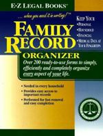 Family Record Organizer 1563823004 Book Cover