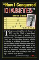 How I Conquered Diabetes 1571883819 Book Cover