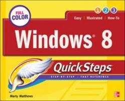 Windows 8 QuickSteps 0071798463 Book Cover