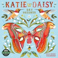 Katie Daisy 2023 Mini Wall Calendar: Day Dreamer | Compact 7" x 14" Open | Amber Lotus Publishing 1631368494 Book Cover