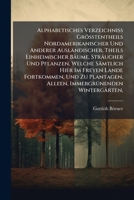 Alphabetisches Verzeichniss Grösstentheils Nordamerikanischer Und Anderer Ausländischer, Theils Einheimischer Bäume, Sträucher Und Pflanzen, Welche ... Alleen, Immergrünenden Wintergärten,... 1247414248 Book Cover