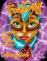 Fantasy coloring book B0CFX2S58S Book Cover