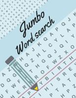 Jumbo Word Search: Brain Games - Relax and Solve, Word Search, Easy-to-see Full Page Seek and Circle Word Searches to Challenge Your Brain. 1099557275 Book Cover