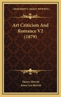 Art Criticism And Romance V2 1164580418 Book Cover