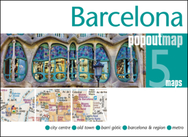 Barcelona PopOut Map (PopOut Maps): Popout Double 1910218936 Book Cover