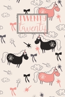 2020: Diary Planner Journal Weekly Horizontal Week to View on 2 Pages with Notes Black & Pink Unicorns Pattern 1705941273 Book Cover