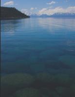 Rocks in the water at beautiful Lake Tahoe 1082205834 Book Cover