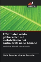 Effetto dell'acido gibberellico sul metabolismo dei carboidrati nelle banane (Italian Edition) 6208590884 Book Cover