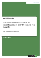 Das Werk von Elfriede Jelinek als Sekund�rdrama zu den Troerinnen von Euripides: Eine vergleichende Kurzanalyse 3346312143 Book Cover