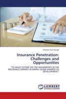 Insurance Penetration: Challenges and Opportunities 6202672722 Book Cover