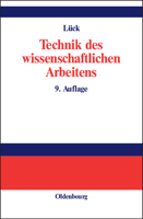 Technik Des Wissenschaftlichen Arbeitens 3486274287 Book Cover