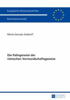 Die Palingenesie Der Roemischen Vormundschaftsgesetze 3631669488 Book Cover