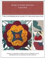 Guide to hand Quilting 0615836054 Book Cover