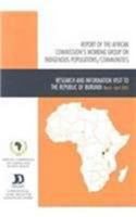 Report of the African Commission's Working Group on Indigenous Populations / Communities: Research and Information Visit to Burundi, 27 March-9 April 8791563305 Book Cover