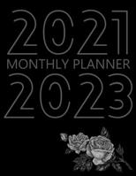 2021-2023 Monthly Planner: 36 Month Agenda for Women, Monthly Organizer Book for Activities and Appointments, 3 Year Calendar Notebook, White Paper, 8.5″ x 11″, 202 Pages 1716305284 Book Cover