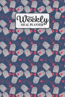 Weekly Meal Planner: Meal Planning Journal Notebook with Grocery Shopping List for the Week - Tea Tags (Organizer Log to Track and Plan Your Meals) 1677595779 Book Cover