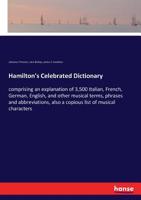 Hamilton's Celebrated Dictionary 3337238475 Book Cover