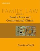 Family Law: Family Laws and Constitutional Claims - Vol. 1 0198067909 Book Cover