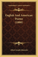 English And American Poems 1165411768 Book Cover