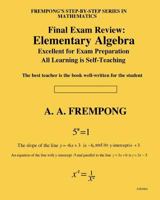 Final Exam Review: Elementary Algebra 1946485454 Book Cover