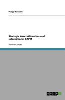 Strategic Asset Allocation and International CAPM 3656071632 Book Cover