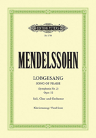 Lobgesang (Symphony No. 2 in B flat) Op. 52 (Vocal Score): Symphony-Cantata for SST Soli, Choir and Orchestra (Ger) B00006LU1L Book Cover