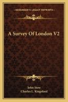 A Survey Of London V2 1163302104 Book Cover